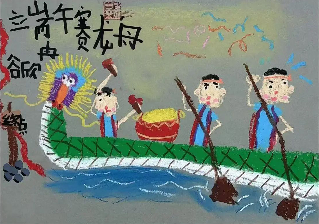 启田美学开拓班5-6岁创意绘画作品
